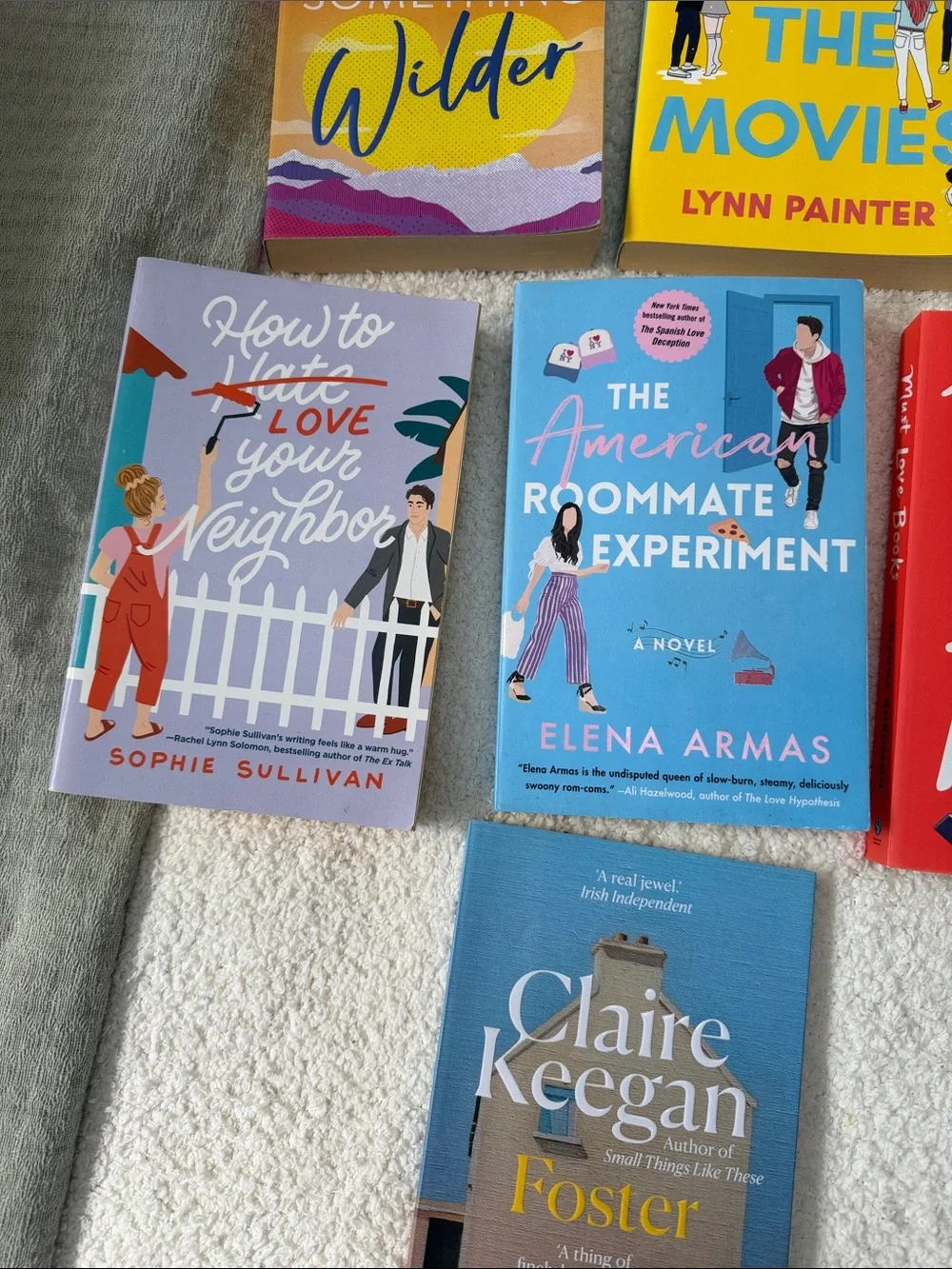 6 Colorful Paperback Book Set -for young adults. Like new